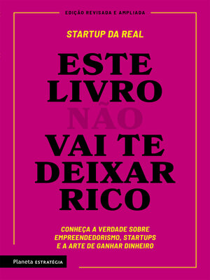 cover image of Este livro não vai te deixar rico